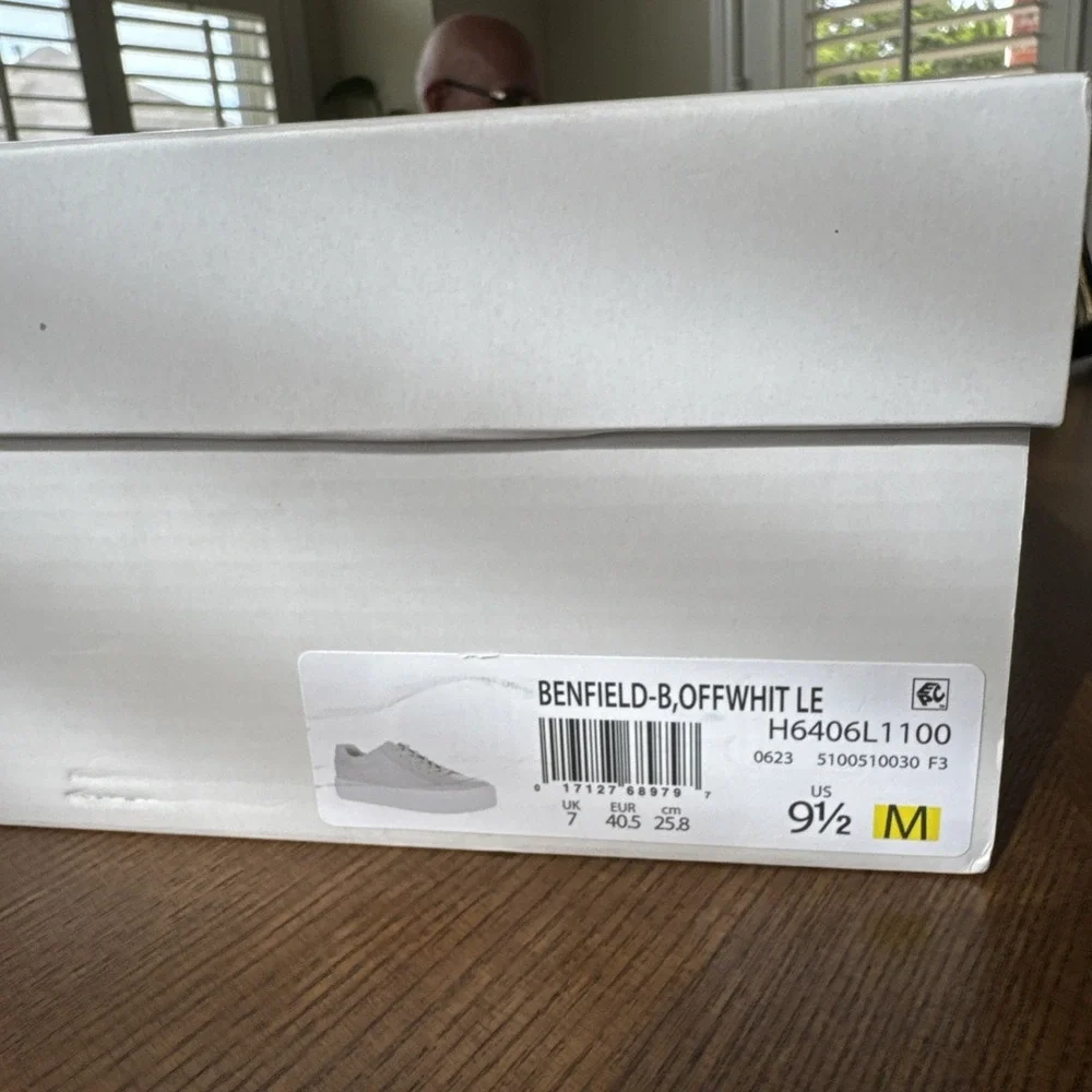 Vince Benfield Women's Ivory Platform Sneakers Shoes Size 9.5 Leather New Box